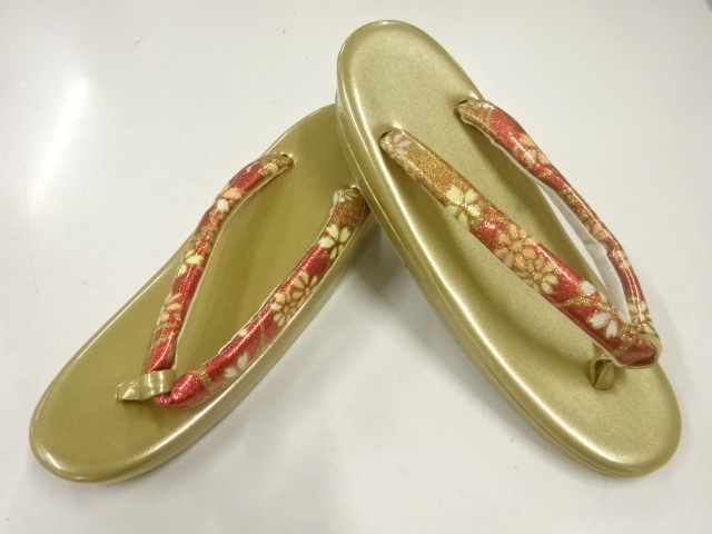 JAPANESE KIMONO / JAPANESE-STYLE ZORI (SIZE L)